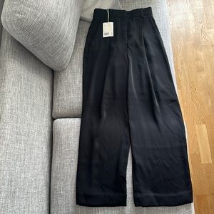 COS wide leg straight pants us4
